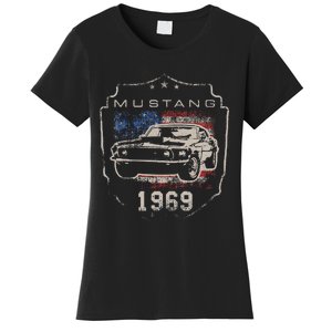 F.O.R.D. M.U.S.T.A.N.G 1969 Flag Women's T-Shirt