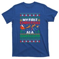 Family My 1st First Christmas As A Granddaughter Ugly Xmas Gift T-Shirt