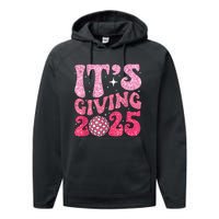 Family Matching 2025 Happy New Year Its Giving 2025 Party Gift Performance Fleece Hoodie