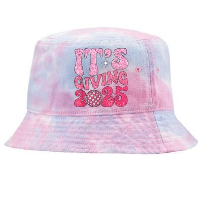 Family Matching 2025 Happy New Year Its Giving 2025 Party Gift Tie-Dyed Bucket Hat