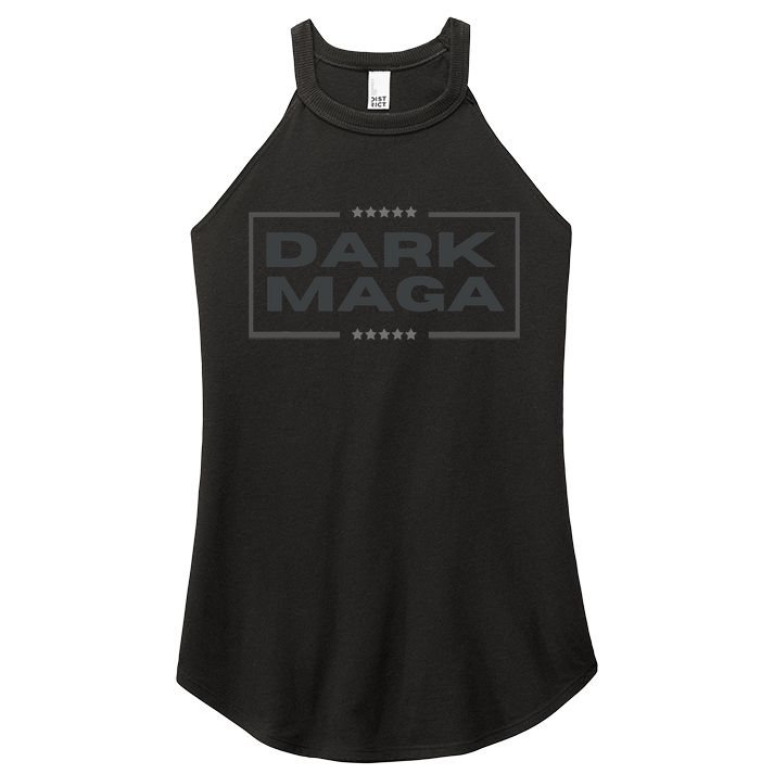 Funny Maga 2024 Dark Maga New! Maga Dark Women's Perfect Tri Rocker Tank
