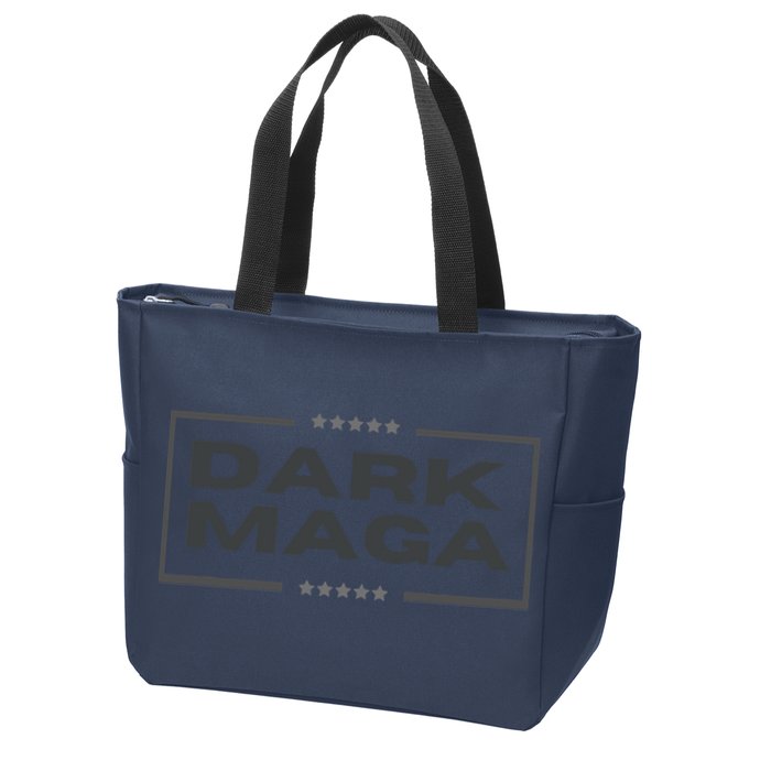 Funny Maga 2024 Dark Maga New! Maga Dark Zip Tote Bag