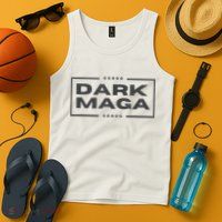 Funny Maga 2024 Dark Maga New! Maga Dark Tank Top