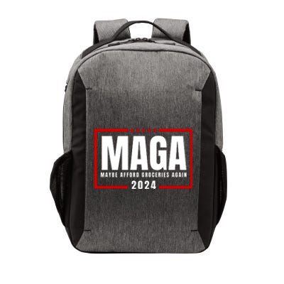 Funny Maga 2024 Maga Maybe Afford Groceries Again Vector Backpack