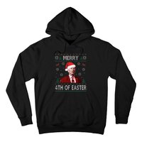 Funny Merry 4th Of Easter Joe Biden Xmas Ugly Swater Hoodie