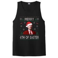 Funny Merry 4th Of Easter Joe Biden Xmas Ugly Swater PosiCharge Competitor Tank