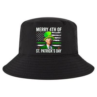 Funny Merry 4th Of St Patrick's Day Joe Biden Leprechaun Hat Cool Comfort Performance Bucket Hat