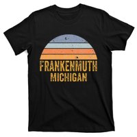 Frankenmuth Michigan 70s 80s Vintage Distressed Retro T-Shirt