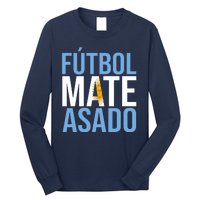 Futbol Mate Asado Argentina Pride Long Sleeve Shirt