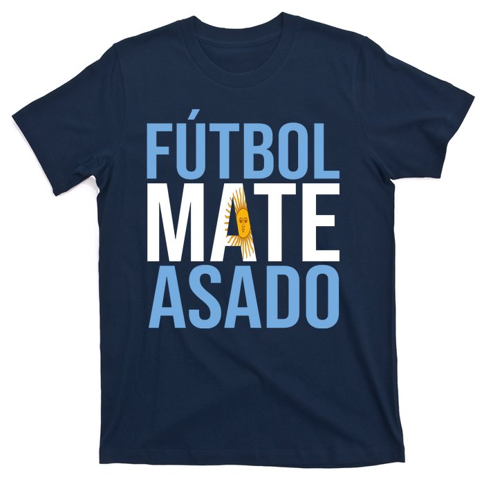 Futbol Mate Asado Argentina Pride T-Shirt