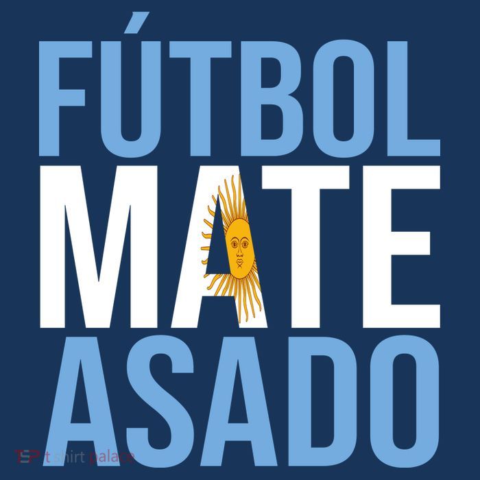 Futbol Mate Asado Argentina Pride Tall T-Shirt
