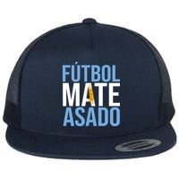 Futbol Mate Asado Argentina Pride Flatbill Hat