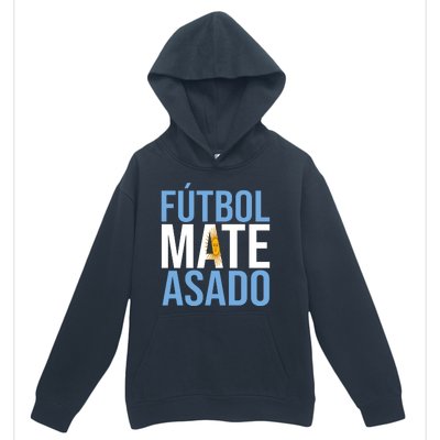 Futbol Mate Asado Argentina Pride Urban Pullover Hoodie