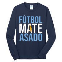 Futbol Mate Asado Argentina Pride Tall Long Sleeve T-Shirt