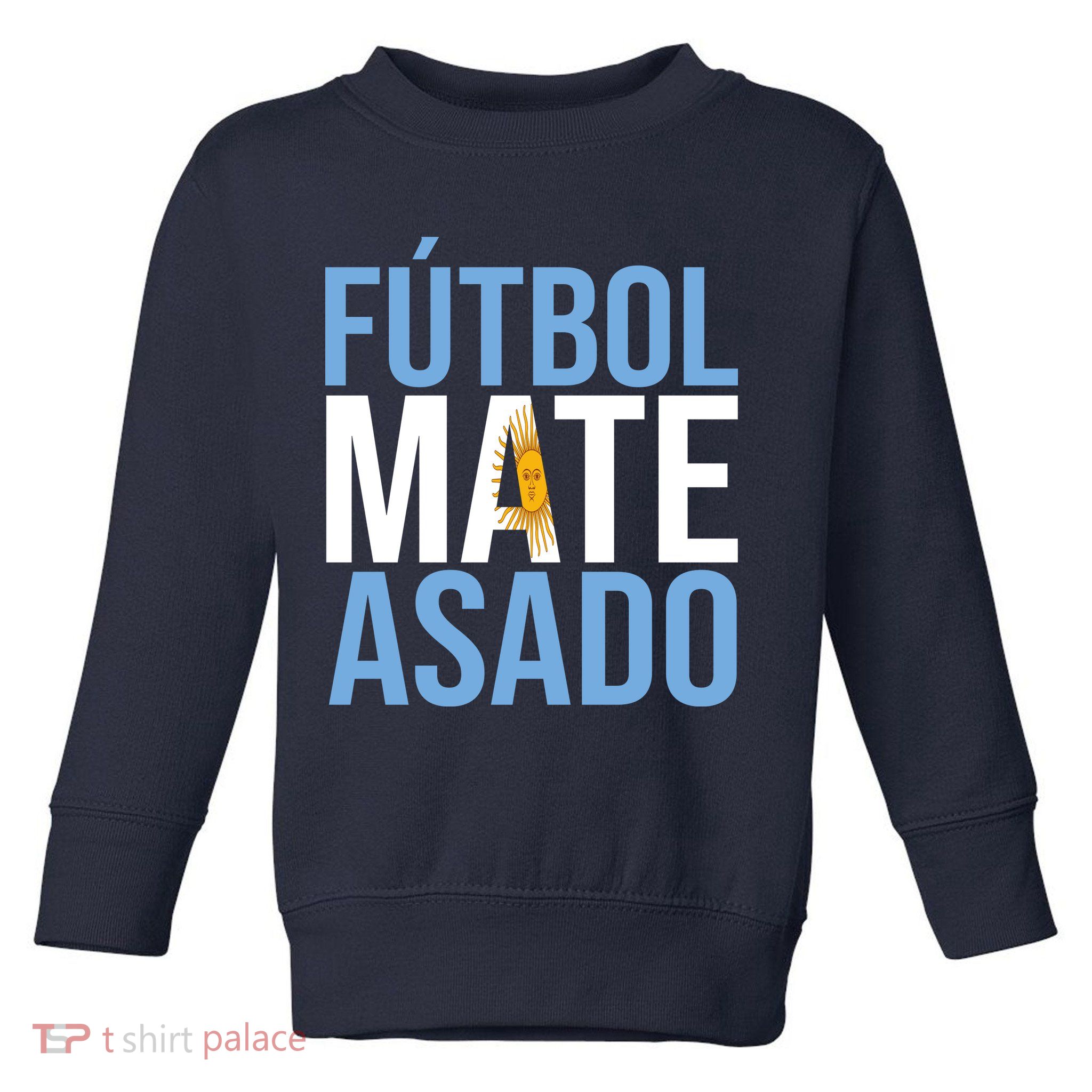 Futbol Mate Asado Argentina Pride Toddler Sweatshirt