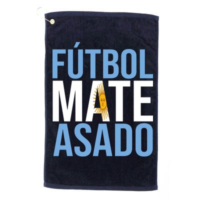 Futbol Mate Asado Argentina Pride Golf Towel