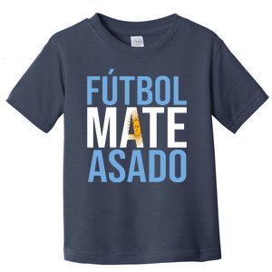 Futbol Mate Asado Argentina Pride Toddler T-Shirt