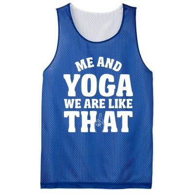 Funny Me And Yoga Gift Meditation Namaste Design Gift Mesh Reversible Basketball Jersey Tank