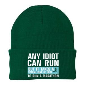 Funny Marathon Art For Women Marathoner Running Finisher Knit Cap Winter Beanie