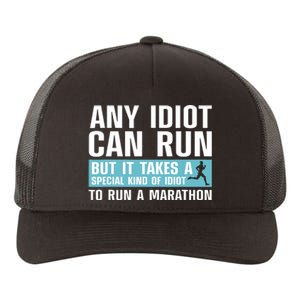 Funny Marathon Art For Women Marathoner Running Finisher Yupoong Adult 5-Panel Trucker Hat