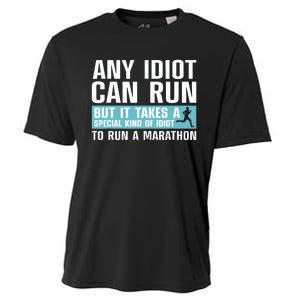 Funny Marathon Art For Women Marathoner Running Finisher Cooling Performance Crew T-Shirt