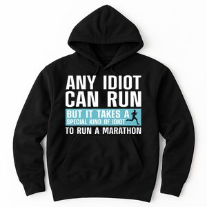 Funny Marathon Art For Women Marathoner Running Finisher Hoodie