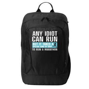 Funny Marathon Art For Women Marathoner Running Finisher City Backpack