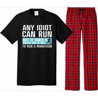 Funny Marathon Art For Women Marathoner Running Finisher Pajama Set