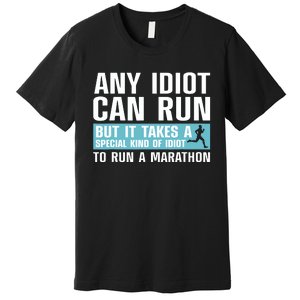 Funny Marathon Art For Women Marathoner Running Finisher Premium T-Shirt