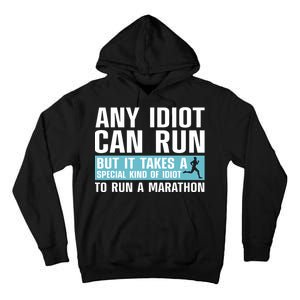 Funny Marathon Art For Women Marathoner Running Finisher Tall Hoodie