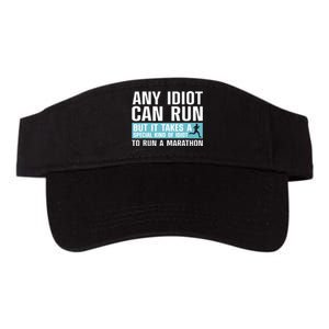 Funny Marathon Art For Women Marathoner Running Finisher Valucap Bio-Washed Visor