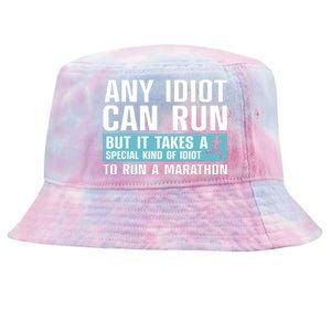 Funny Marathon Art For Women Marathoner Running Finisher Tie-Dyed Bucket Hat