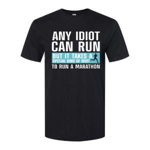 Funny Marathon Art For Women Marathoner Running Finisher Softstyle CVC T-Shirt