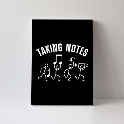 Funny Music Art For Women Musical Note Gag Music Lover Canvas