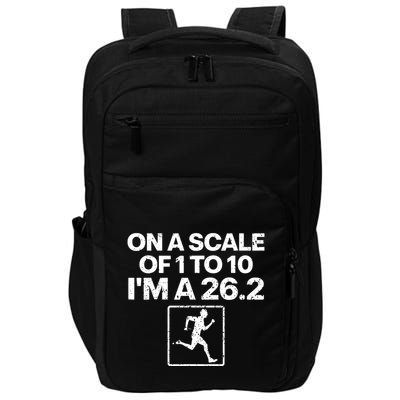 Funny Marathon Art Women Marathon Finisher 262 Running Impact Tech Backpack