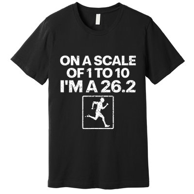 Funny Marathon Art Women Marathon Finisher 262 Running Premium T-Shirt