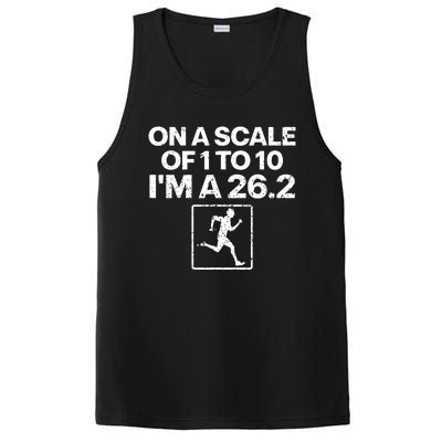 Funny Marathon Art Women Marathon Finisher 262 Running PosiCharge Competitor Tank