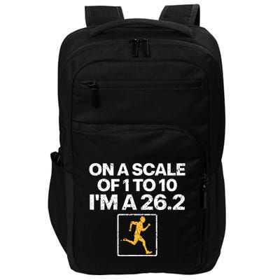 Funny Marathon Art Women Marathon Finisher 262 Running Impact Tech Backpack