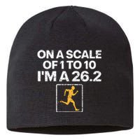 Funny Marathon Art Women Marathon Finisher 262 Running Sustainable Beanie