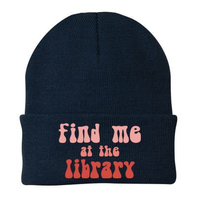 Find Me At The Library Knit Cap Winter Beanie