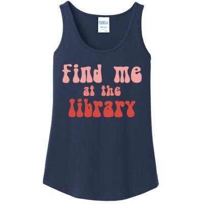 Find Me At The Library Ladies Essential Tank