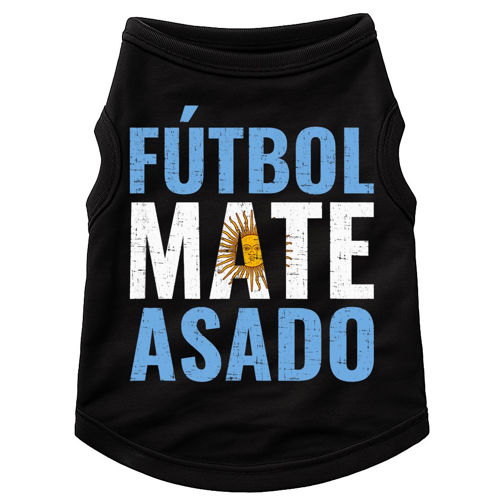 Futbol Mate Asado, Argentina Doggie Tank