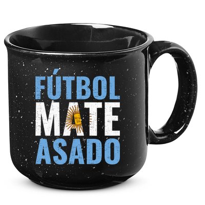 Futbol Mate Asado, Argentina 15oz Campfire Ceramic Mug