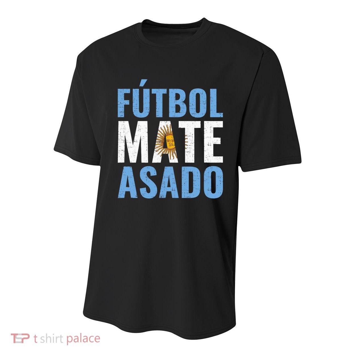 Futbol Mate Asado, Argentina Youth Performance Sprint T-Shirt