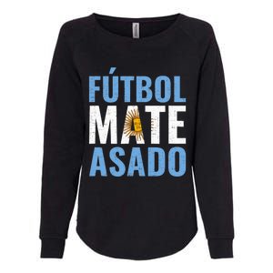 Futbol Mate Asado, Argentina Womens California Wash Sweatshirt