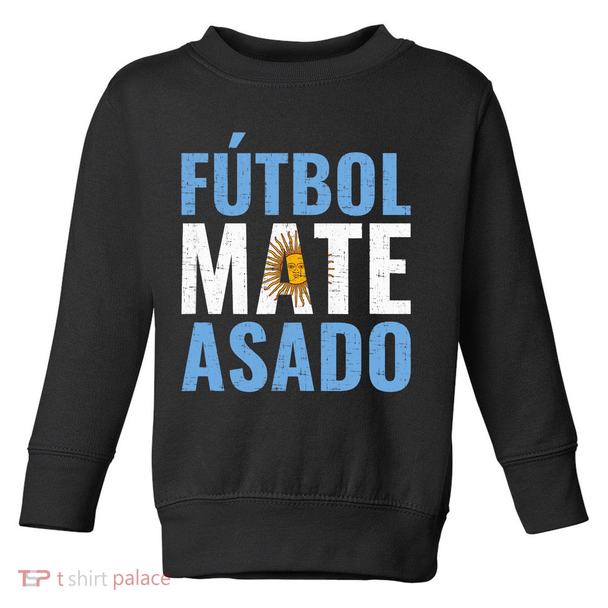 Futbol Mate Asado, Argentina Toddler Sweatshirt