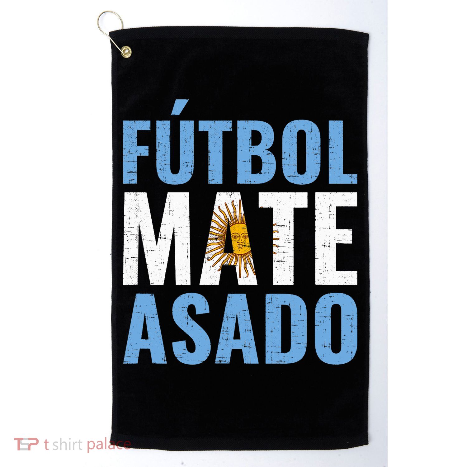 Futbol Mate Asado, Argentina Golf Towel