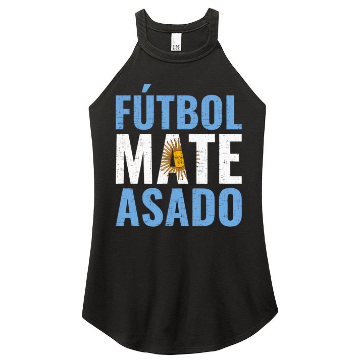 Futbol Mate Asado, Argentina Women's Perfect Tri Rocker Tank