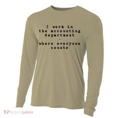 Funny Meme Accounting Bookkeeper CPA Certified Accountant Cooling Performance Long Sleeve Crew