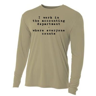 Funny Meme Accounting Bookkeeper CPA Certified Accountant Cooling Performance Long Sleeve Crew